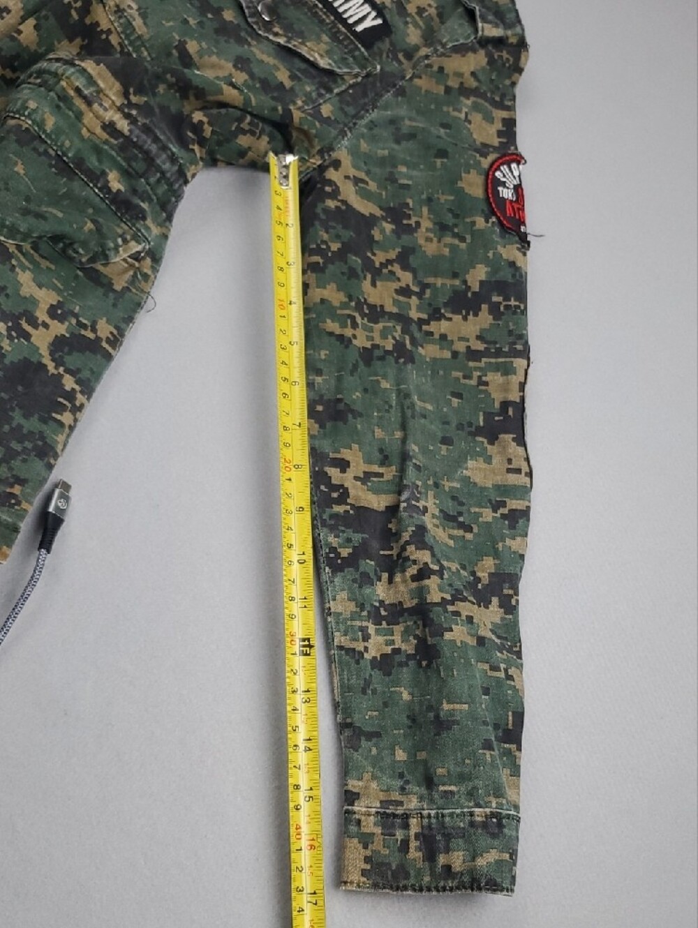 Superdry Camo Jacket British Design/Japanese Spirit with Patch Logo M - Picture 16 of 16